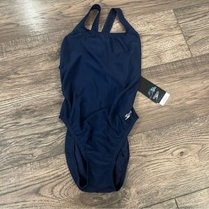 NWT Speedo Deep Blue Pro LT one piece swimsuit women’s size 8/34